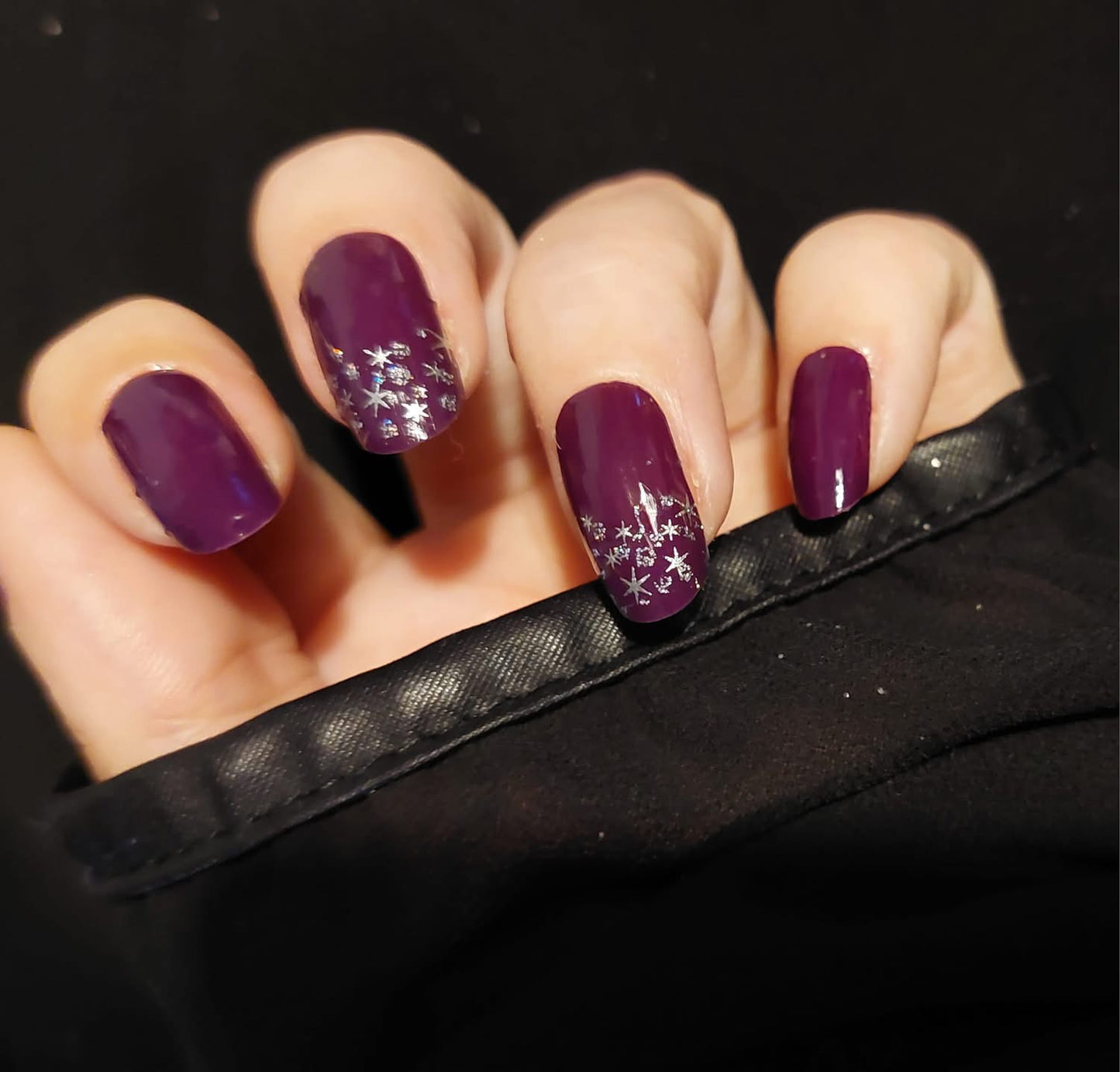 Starfall 16er (auch als Overlay)-Blush&Cherry-Exklusiv-Blush&Cherry-Blush and Cherry-Nagelfolien-Non UV-Ohne UV
