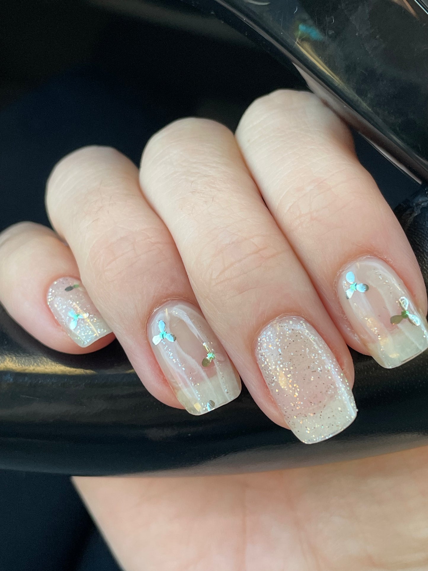 Hey, It’s Enchanted Glow-UV Nail Wraps-Blush&Cherry - Blush and Cherry - Heyhae UV Gel Folien - Premium Solar