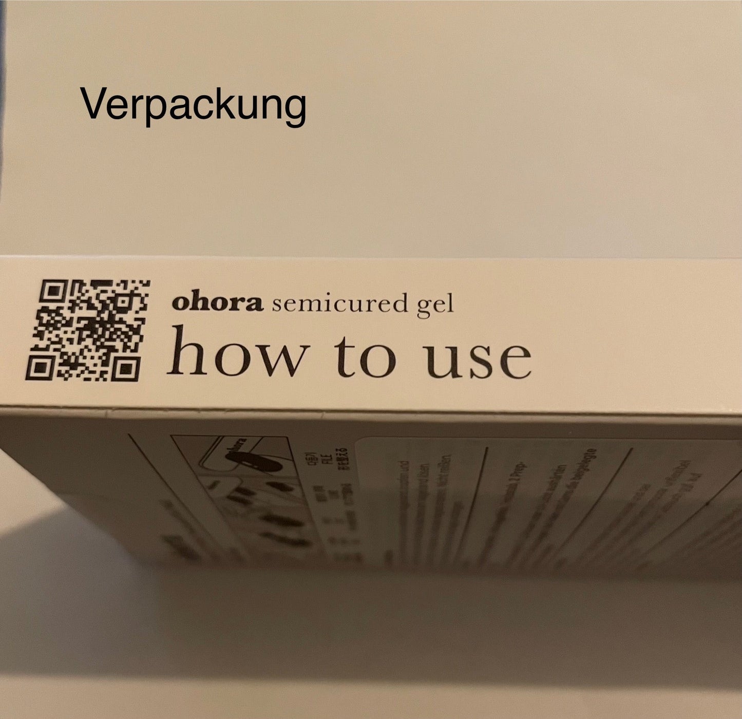 UV Ohora N Lemon Sugar US Size-Blush&Cherry-Ohora premium UV Gel Folien - Blush and Cherry