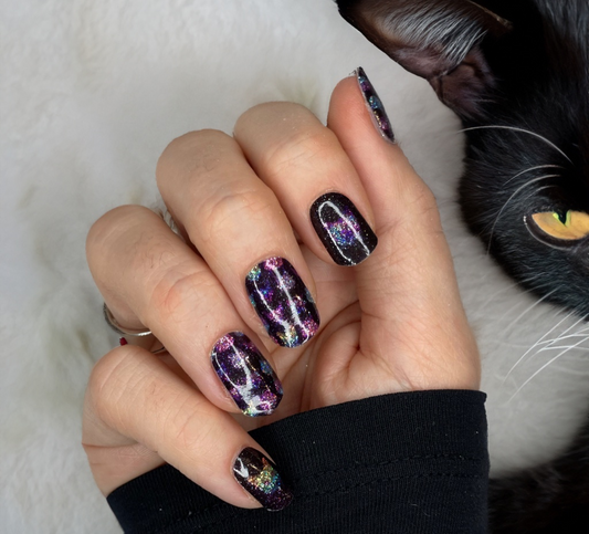 Nagelfolie Nail wraps Blush&Cherry Space Kitten