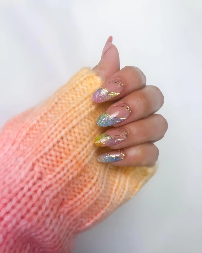 Lit GELS-UV Nagelfolien-UV gel nagelfolien-Premium-Lit GELS Technicolor 30er-Blush&Cherry-Blush&Cherry-Blush and Cherry