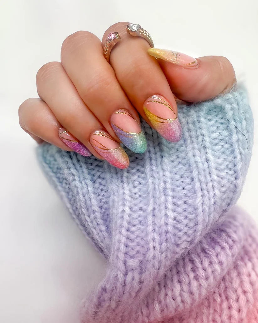 Lit GELS-UV Nagelfolien-UV gel nagelfolien-Premium-Lit GELS Technicolor 30er-Blush&Cherry-Blush&Cherry-Blush and Cherry