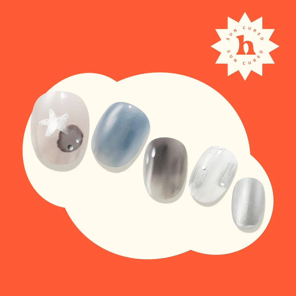 Hayhae-UV Nagelfolien-Premium- Nail wrap - Deutschland - uv gel nagelfolien - Hey, Sweet Dreams Babe-Blush&Cherry - Blush and Cherry