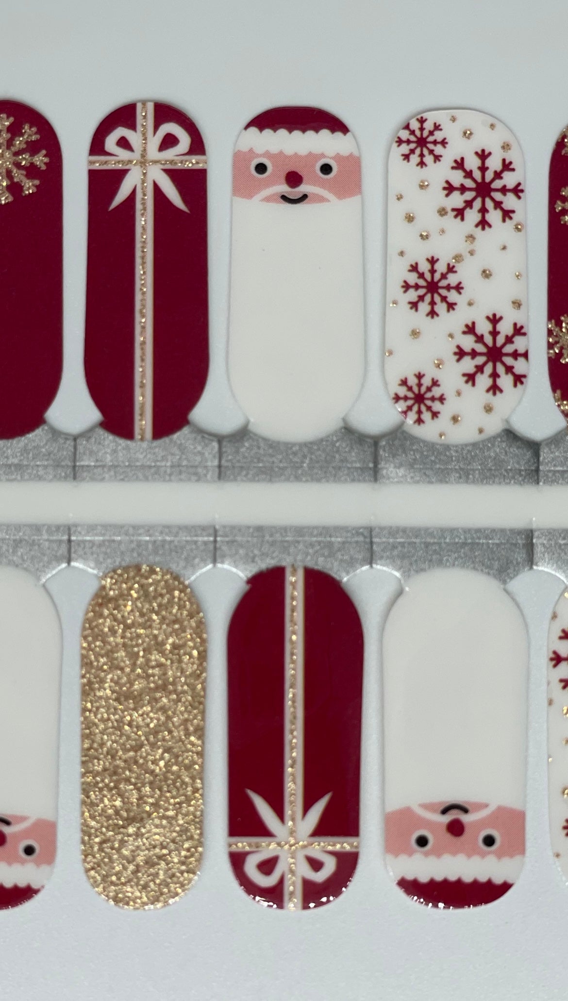 Ho Ho Ho! 16er-Blush&Cherry - Blush and Cherry - Nagelfolien ohne UV