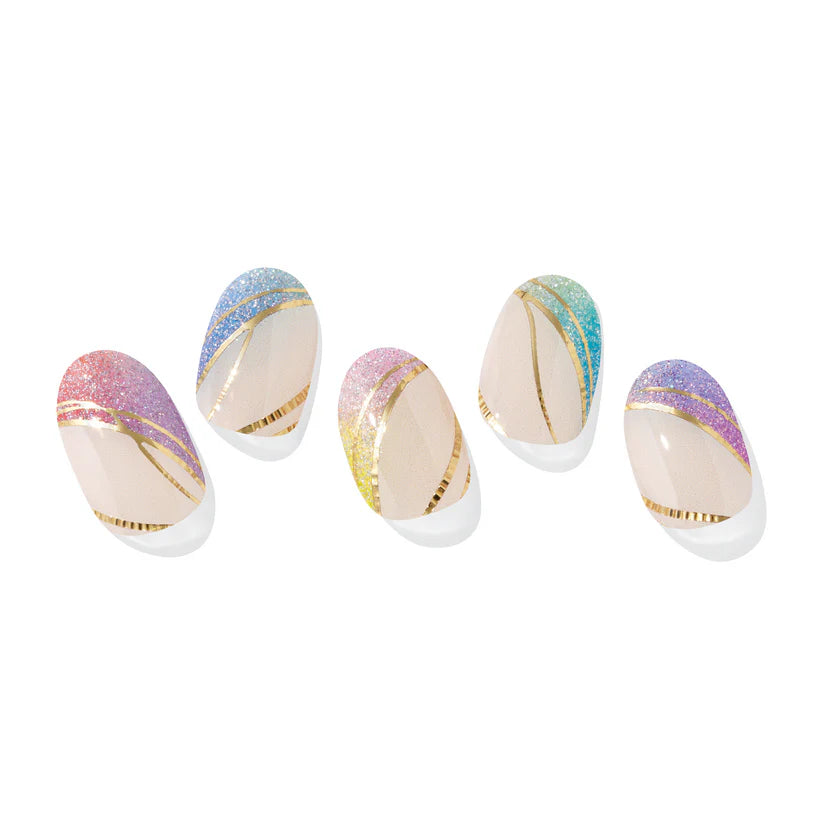 Lit GELS-UV Nagelfolien-UV gel nagelfolien-Premium-Lit GELS Technicolor 30er-Blush&Cherry-Blush&Cherry-Blush and Cherry