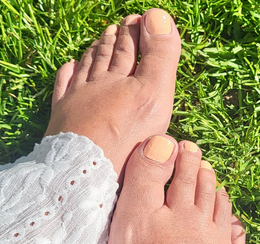 Peach Beach Pedi 34er