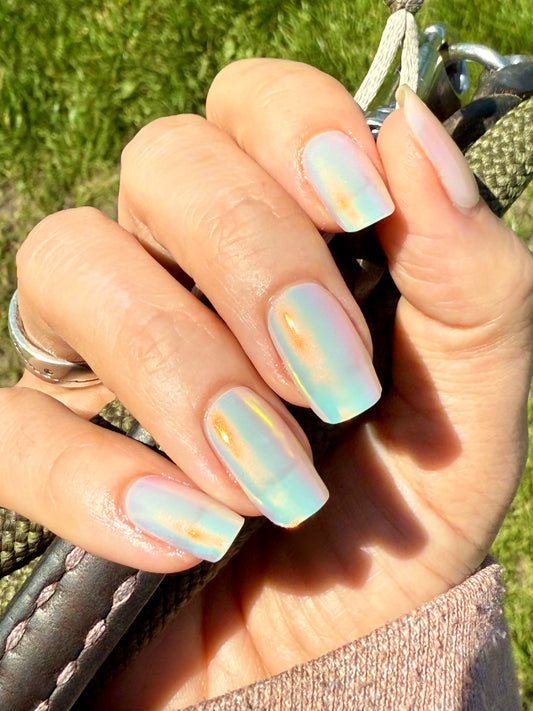 UV Mirror Gold 20er-Blush&amp;Cherry-Blush and Cherry - UV Gel Folien