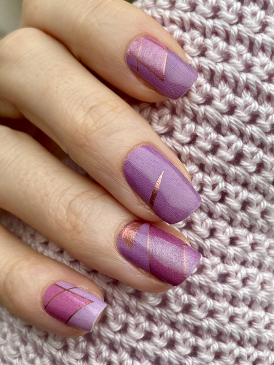 Just Imagine 16er-Blush&Cherry-Exklusiv-Blush&amp;Cherry-Blush and Cherry-Nagelfolien-Non UV-Ohne UV