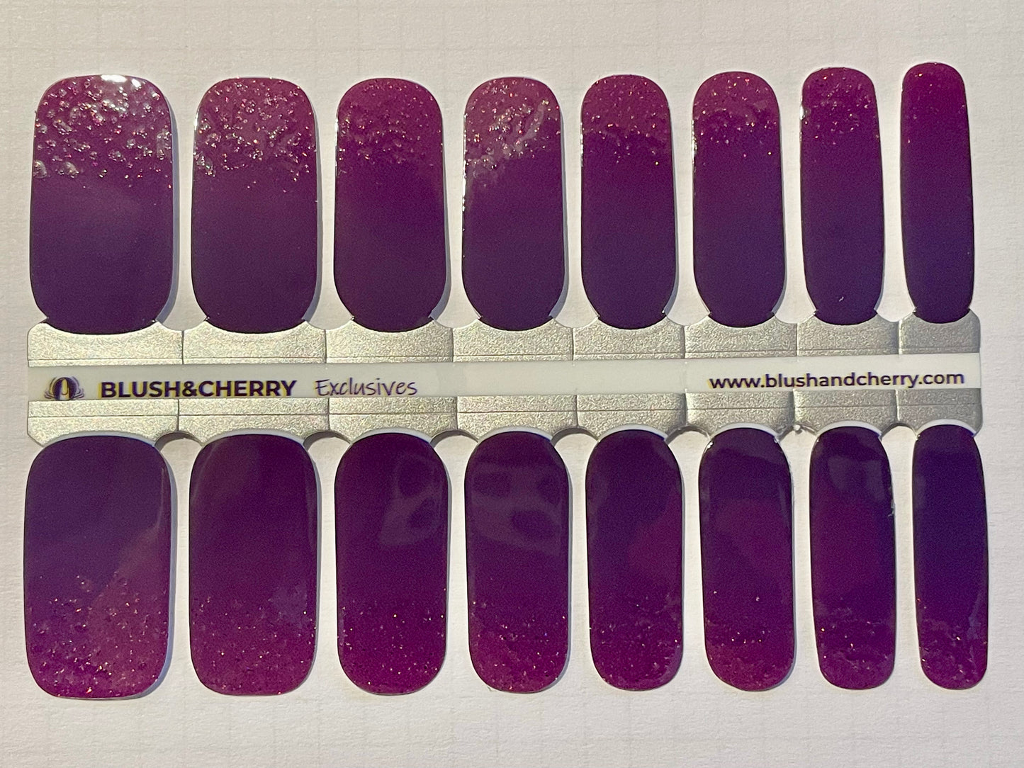 Miss Sassy 16er-Blush&Cherry-Exklusiv-Blush&amp;Cherry-Blush and Cherry-Nagelfolien-Non UV-Ohne UV