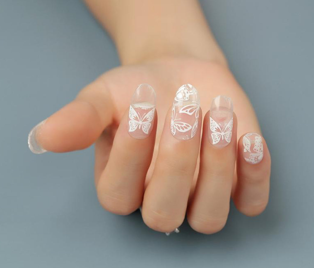 White Flutter 16er Overlay