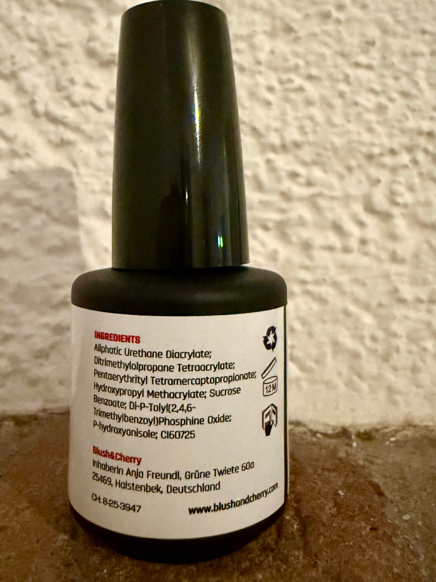 B&amp;C UV Glossy finish 15ml Hema-free