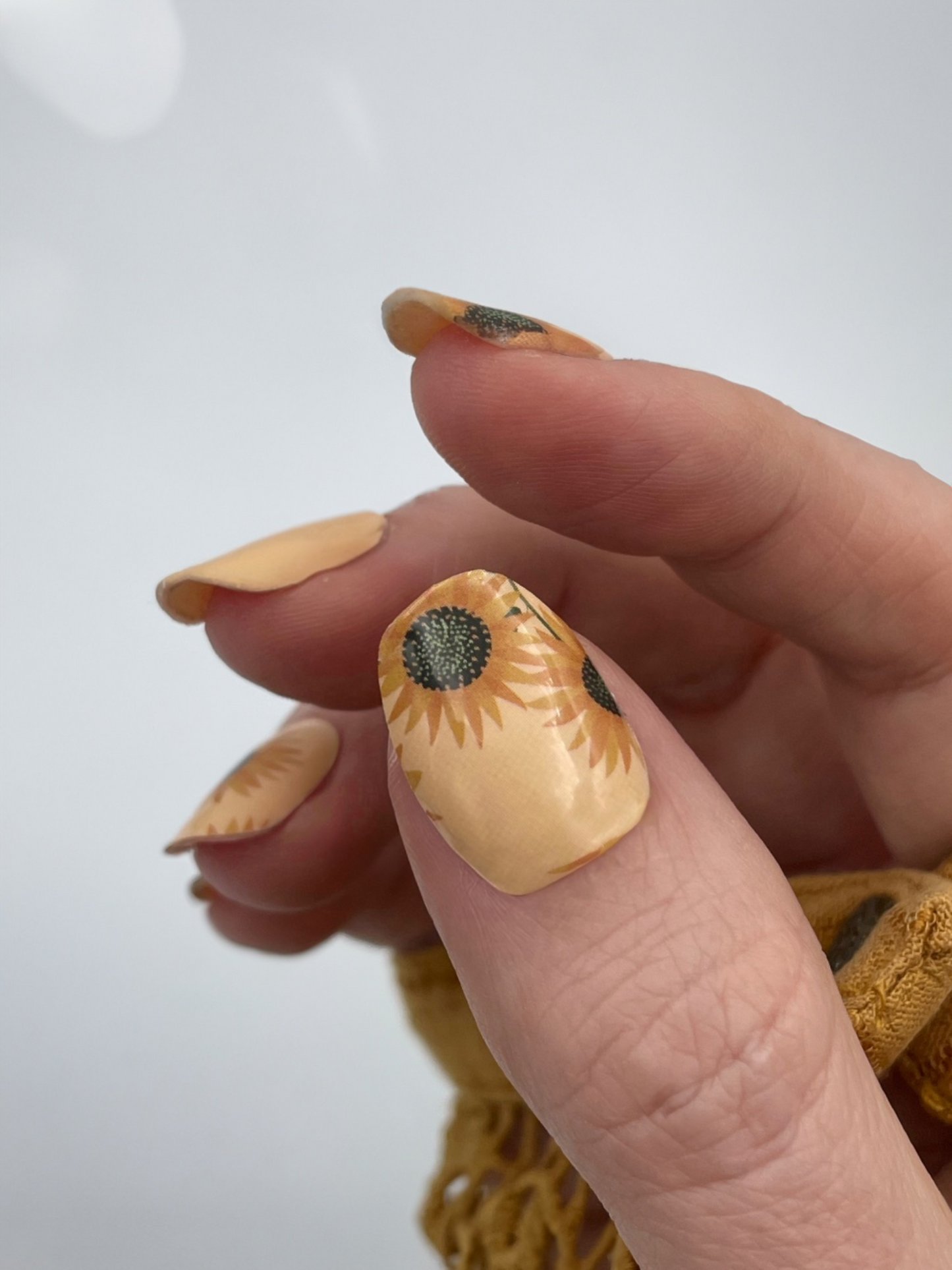 Nagelfolie Nail wraps Blush&Cherry Sunflower