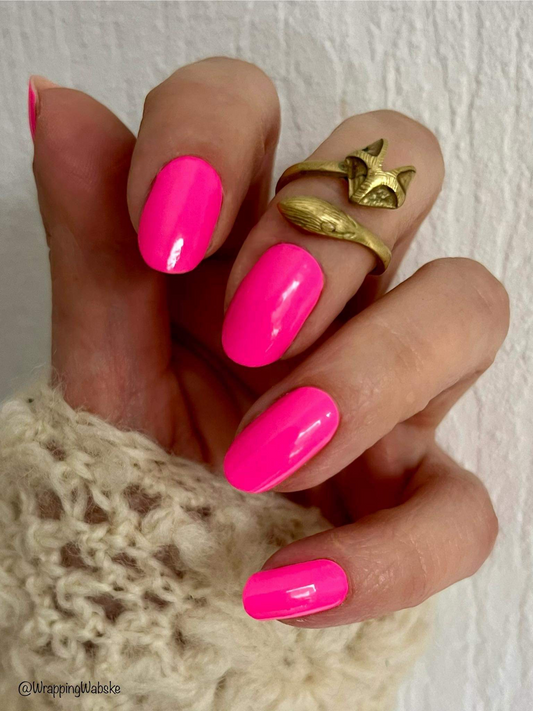 Neon Pink 16er-Blush&amp;Cherry - Blush and Cherry - Nagelfolien ohne UV