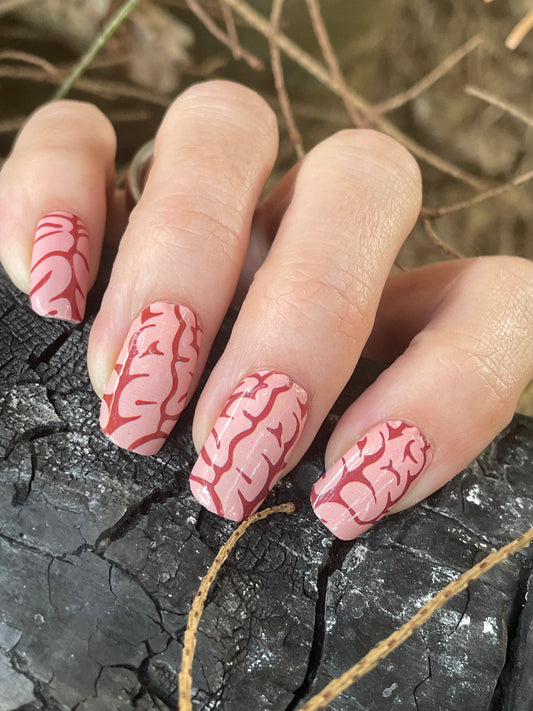Brain Washed 16er-Blush&Cherry - Blush and Cherry - Nagelfolien ohne UV