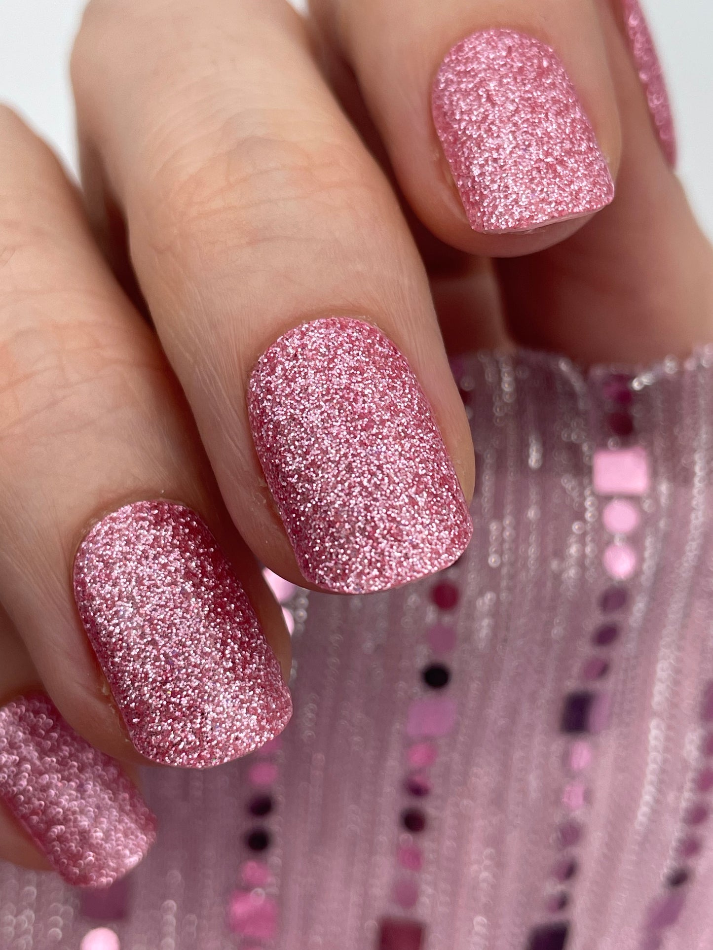 Nagelfolie Nail wraps Blush&Cherry Prickly Pink