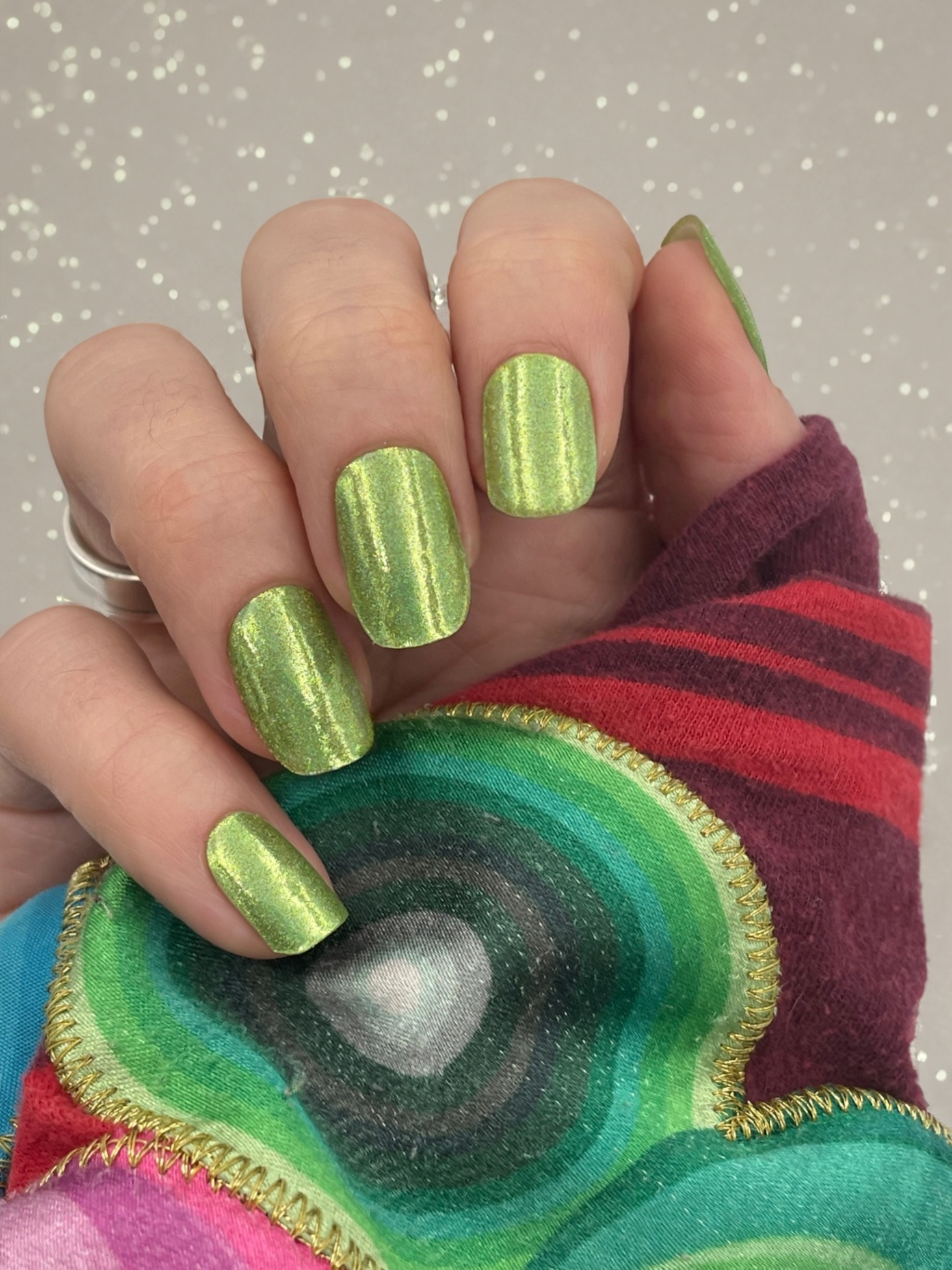 UV Gelfolie Nagelfolie Nail wraps Blush&Cherry Green with Envy