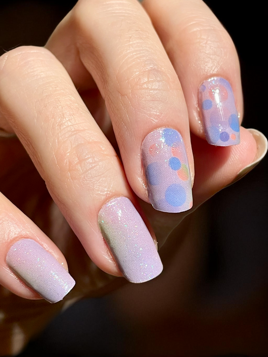 My Bubbly Self 16er-Blush&Cherry-Exklusiv-Blush&amp;Cherry-Blush and Cherry-Nagelfolien-Non UV-Ohne UV