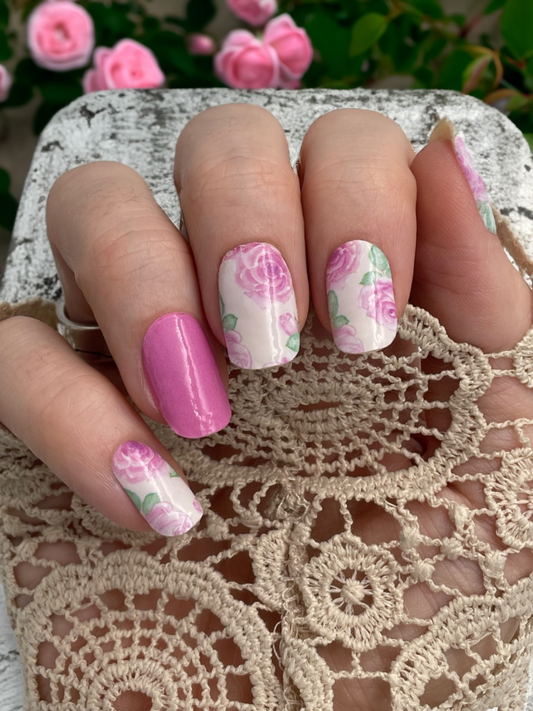 Nagelfolie Nail wraps Blush&Cherry Rosalie