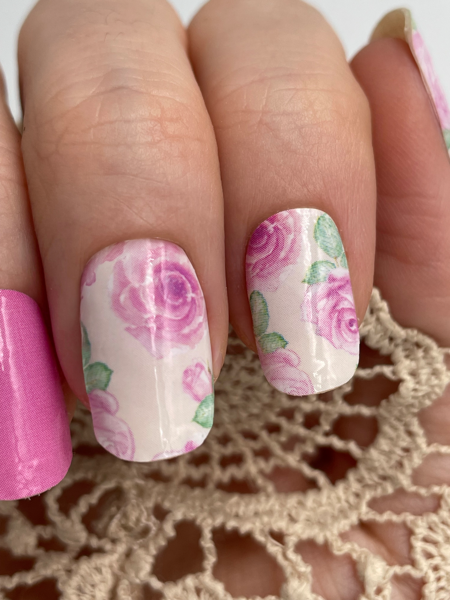 Nagelfolie Nail wraps Blush&Cherry Rosalie