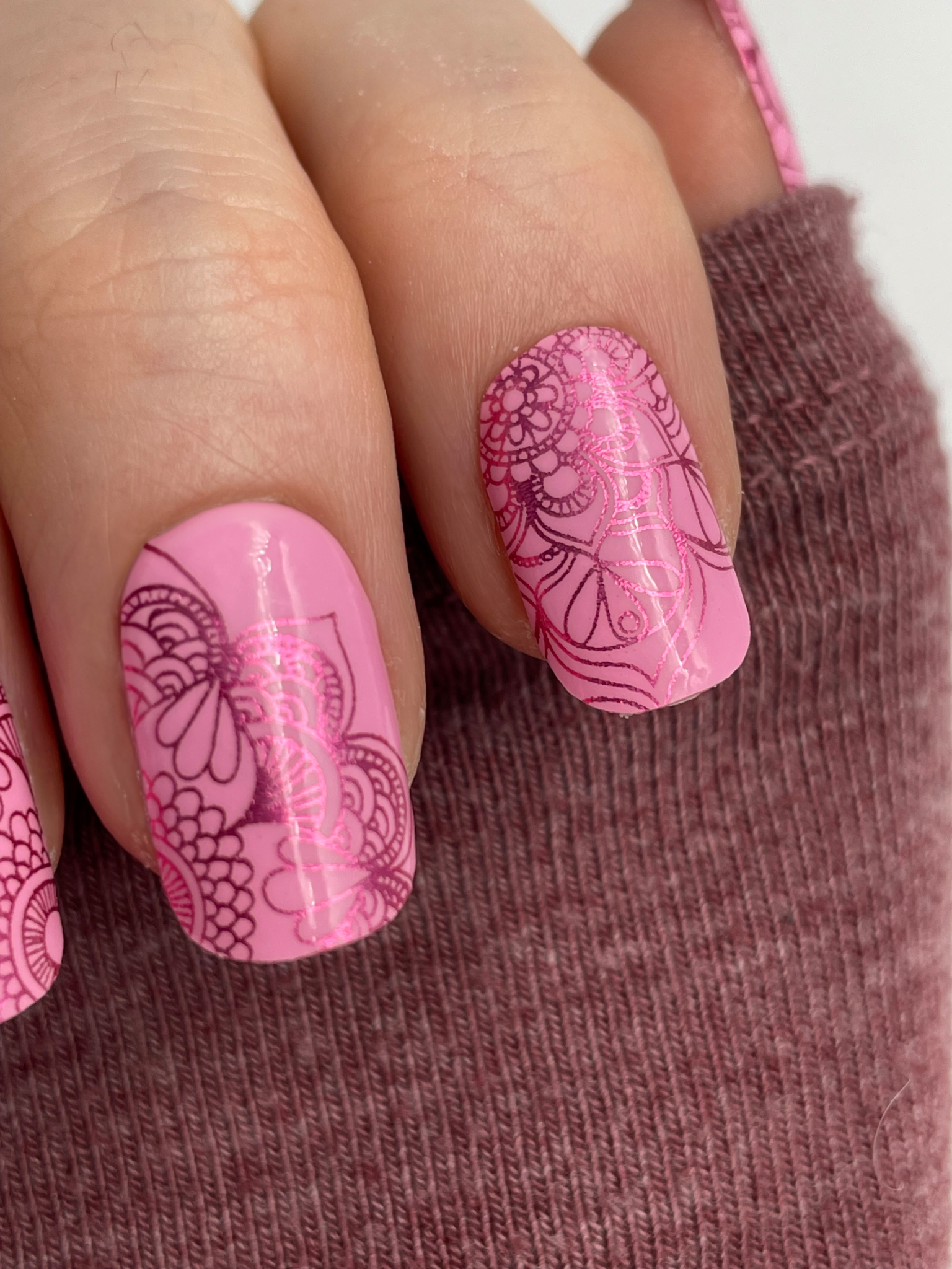 Nagelfolie Nail wraps Blush&Cherry Mandalay