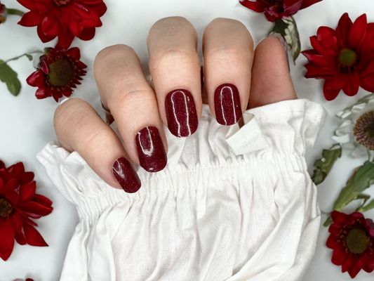 Nagelfolie Nail wraps Blush&Cherry Red Sherbet