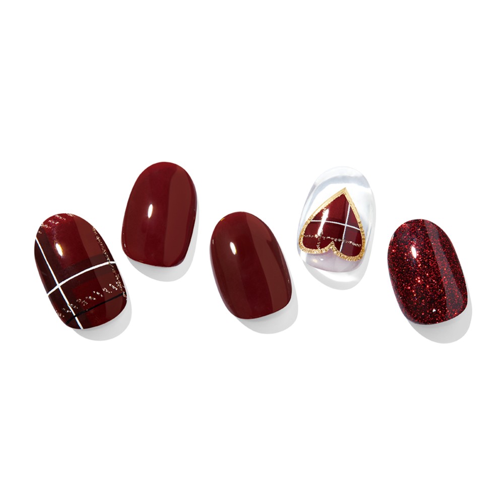 Ohora Deutschland UV Gelfolie Nagelfolie Nail wraps Blush&Cherry Ohora N Tartan Bustier