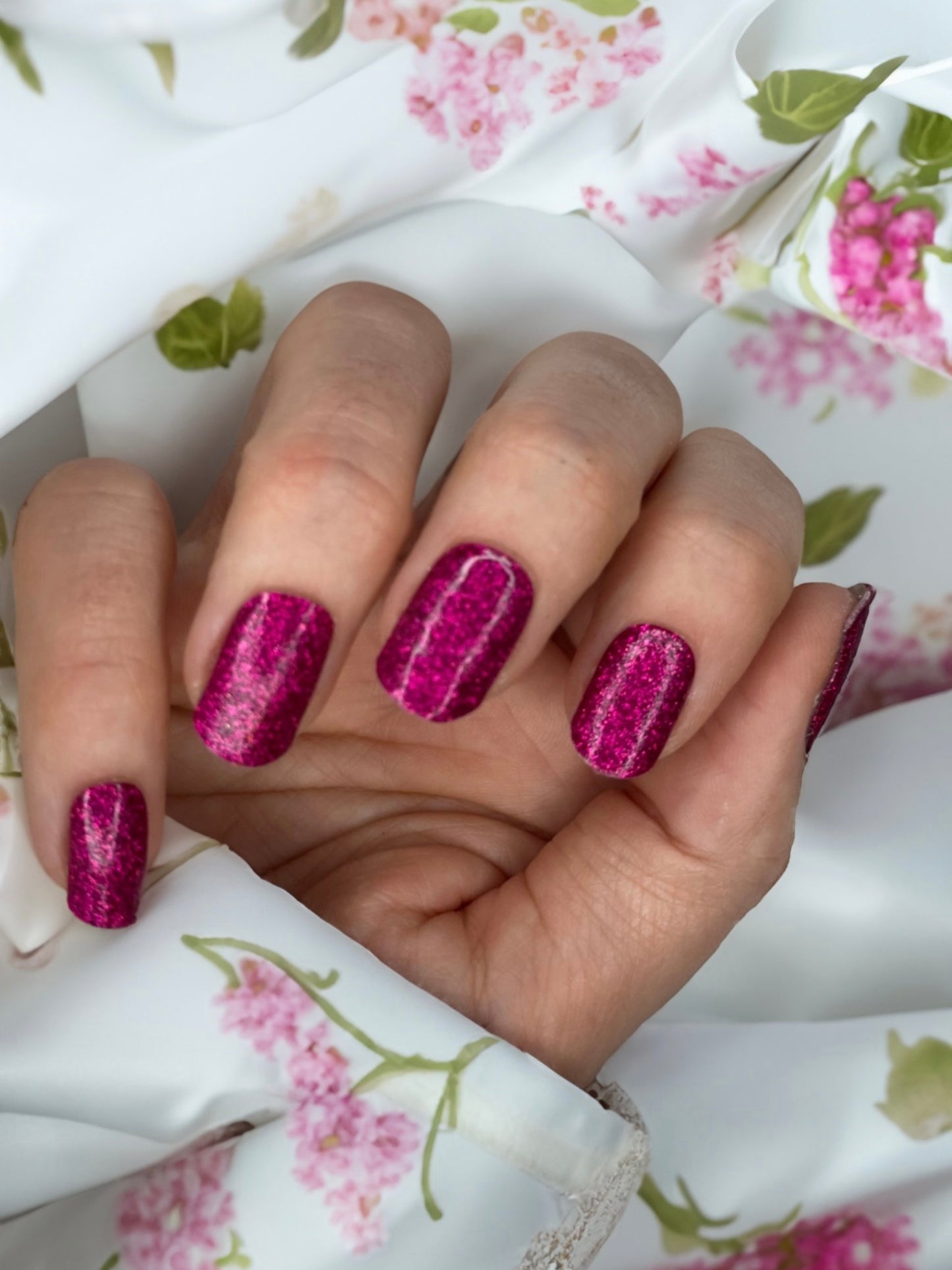 Nagelfolie Nail wraps Blush&Cherry Wine o' clock