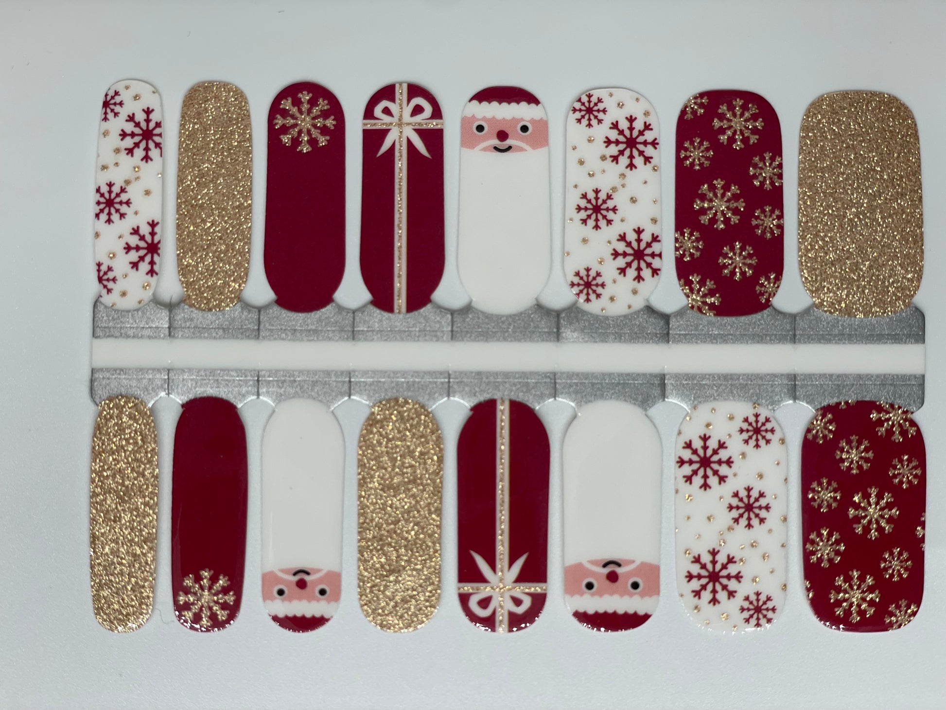 Nagelfolie Nail wraps Blush&Cherry Ho Ho Ho!